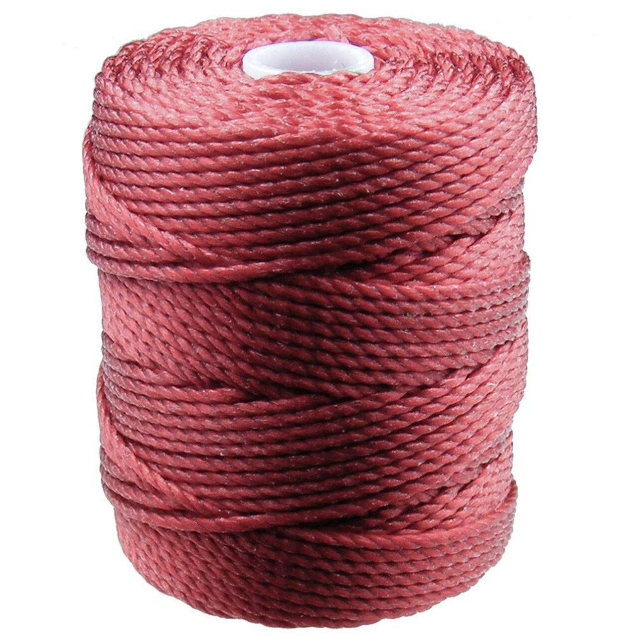 C-Lon Tex 400 Heavy Weight Bead Cord, Red Hot ,1.0mm, 36 Yard Spool